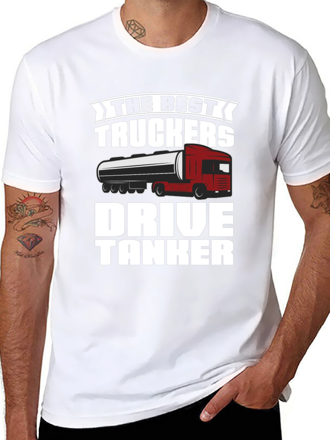 Best Truckers Drive Tanker T-Shirt - 8