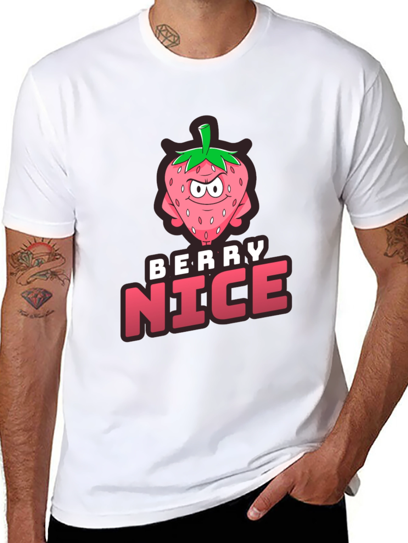 Black Berry Nice Graphic T-Shirt - Trendy & Unique Design view 8