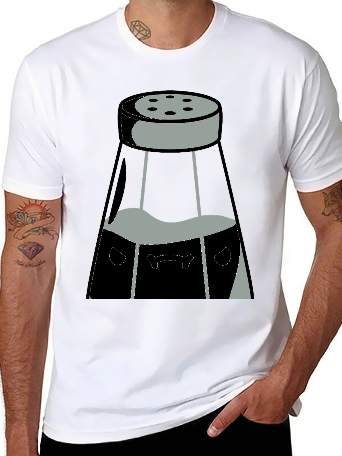 Salt Shaker Graphic Tee - Black - 8