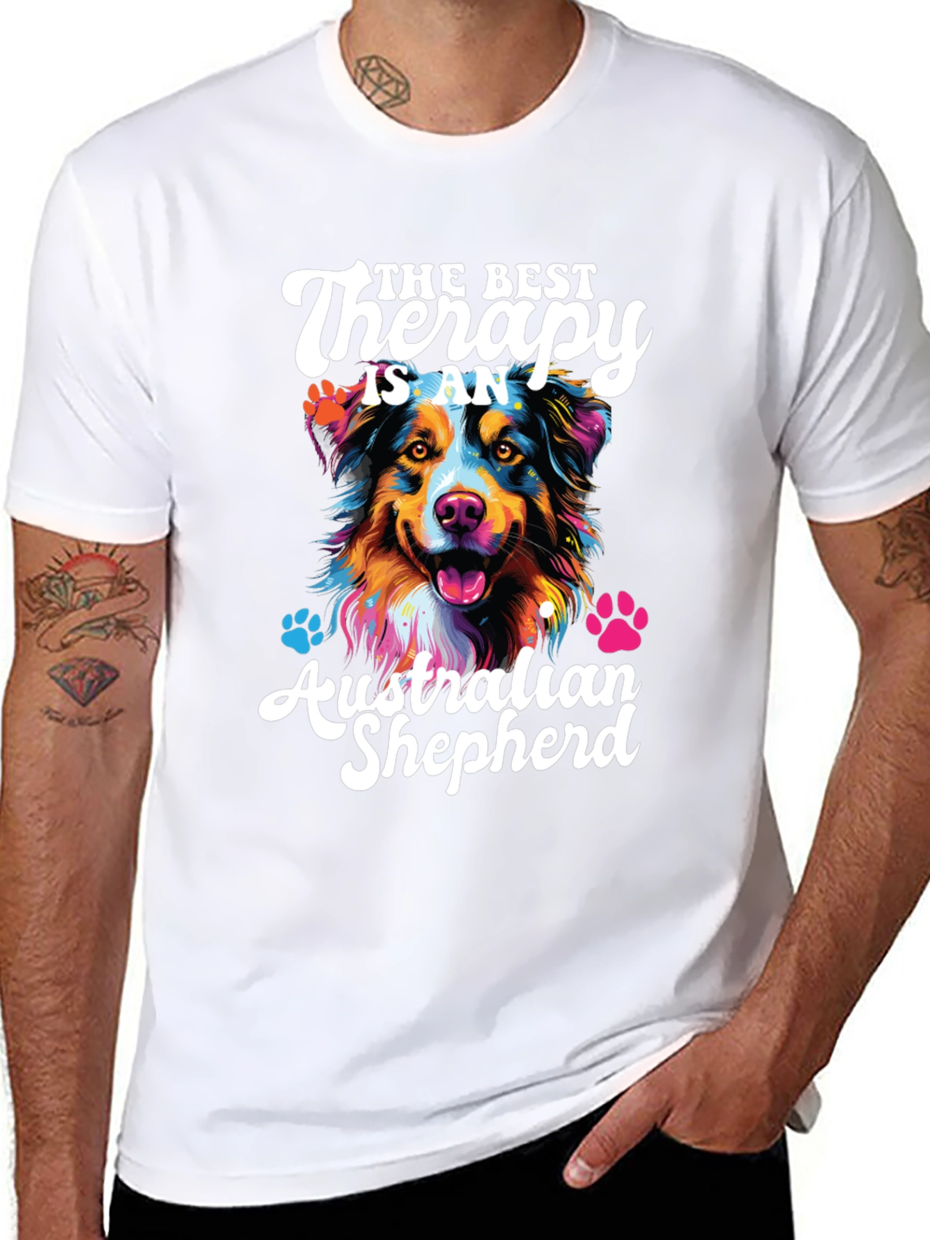 Australian Shepherd Therapy T-Shirt - 8
