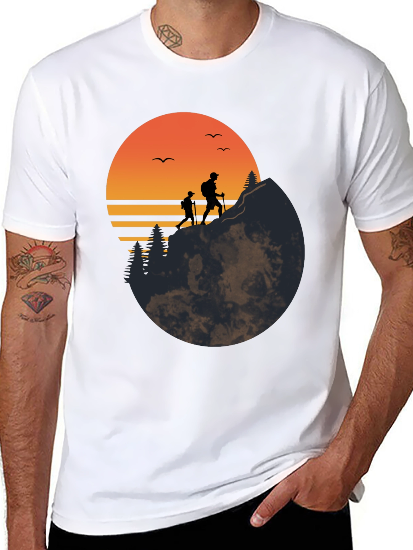 Adventure Sunset Graphic Tee - 8