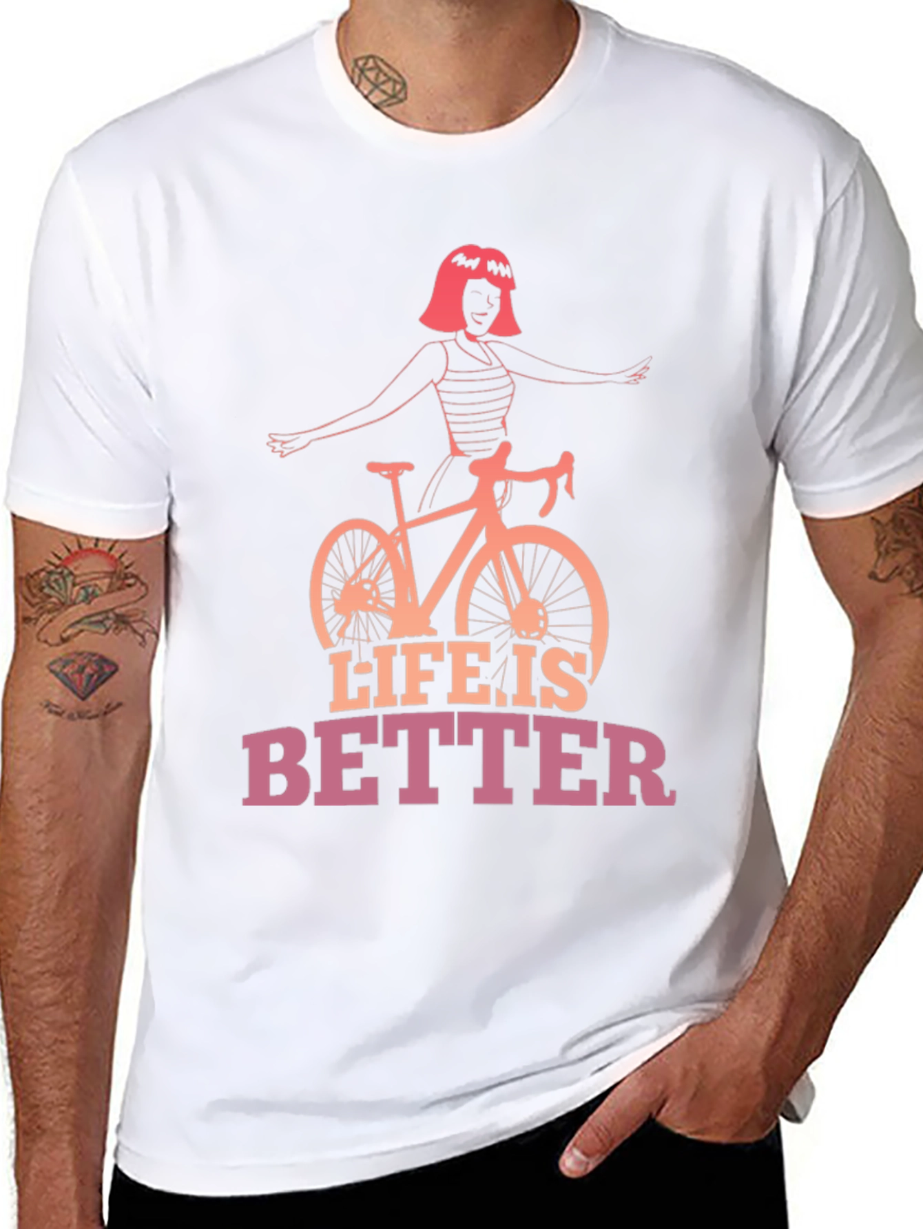 Life is Better Bike T-Shirt - 8