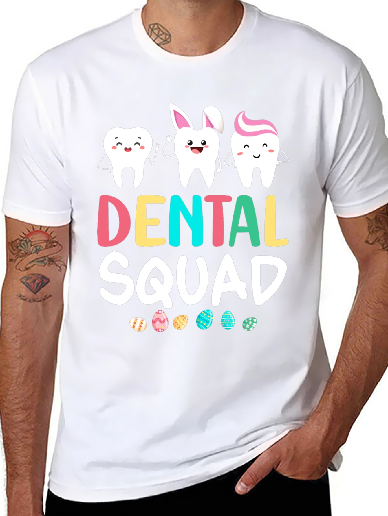 Dental Squad Easter T-Shirt Funny Dentist Tee - 8