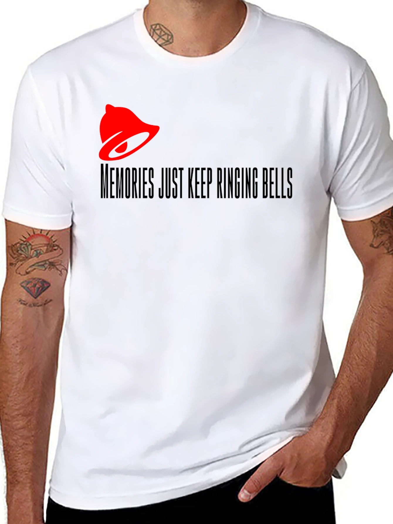 Black Memories Ringing Bells Black T-Shirt view 8