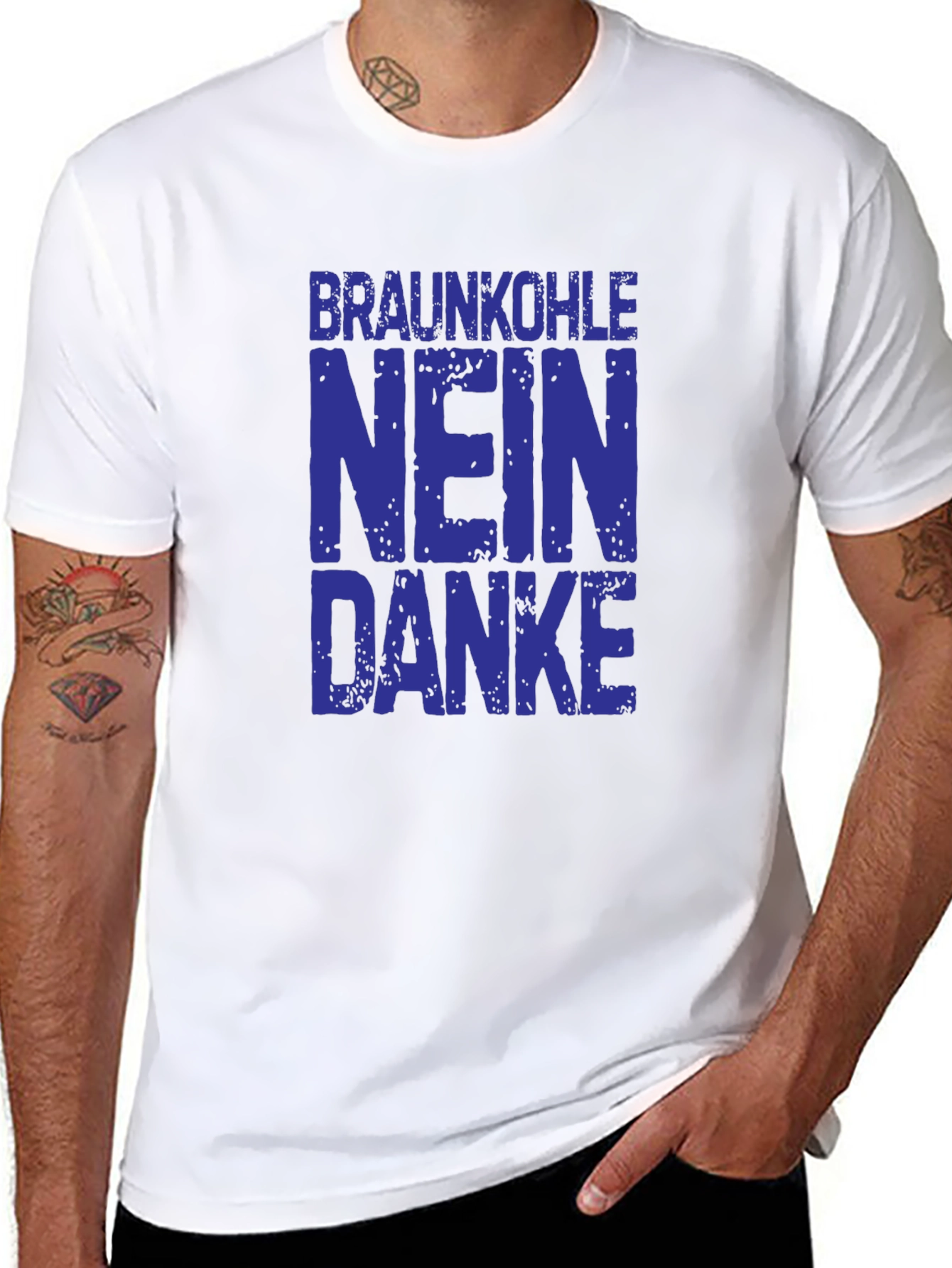 Black Braunkohole Nein Danke Graphic Tee view 8