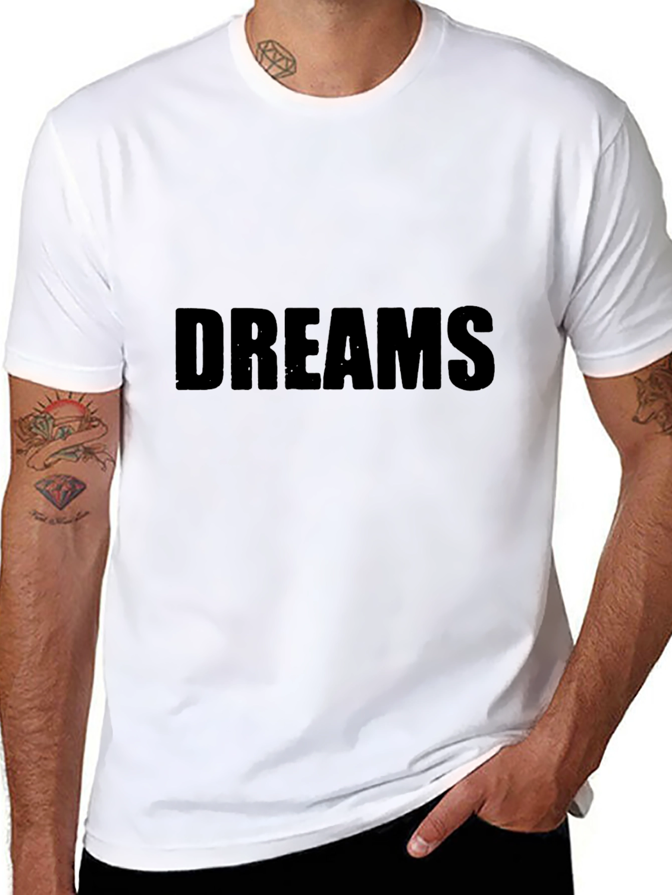 Black Dreams Black T-Shirt - Stylish and Comfortable view 8