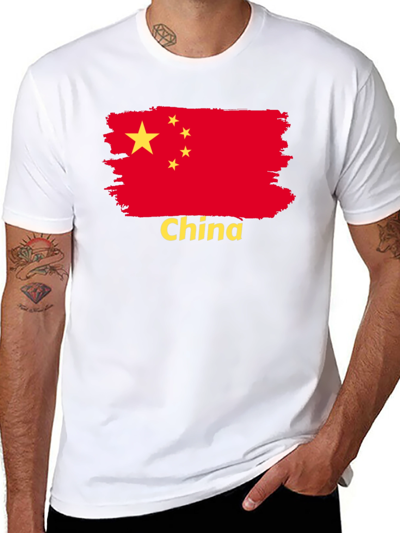 China Flag T-Shirt - Patriotic Graphic Tee - 8