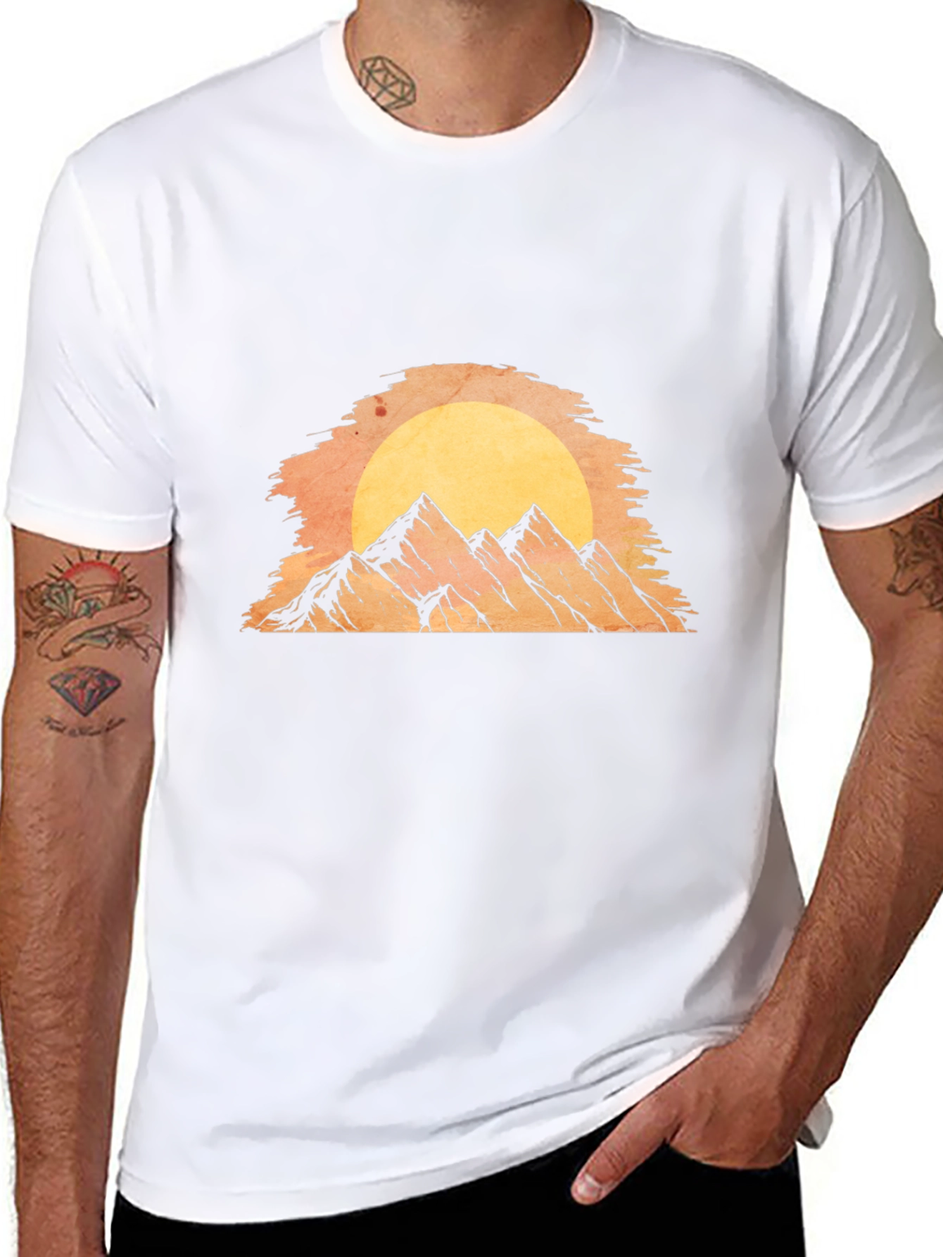 Black Mountain Sunset Graphic Tee view 8