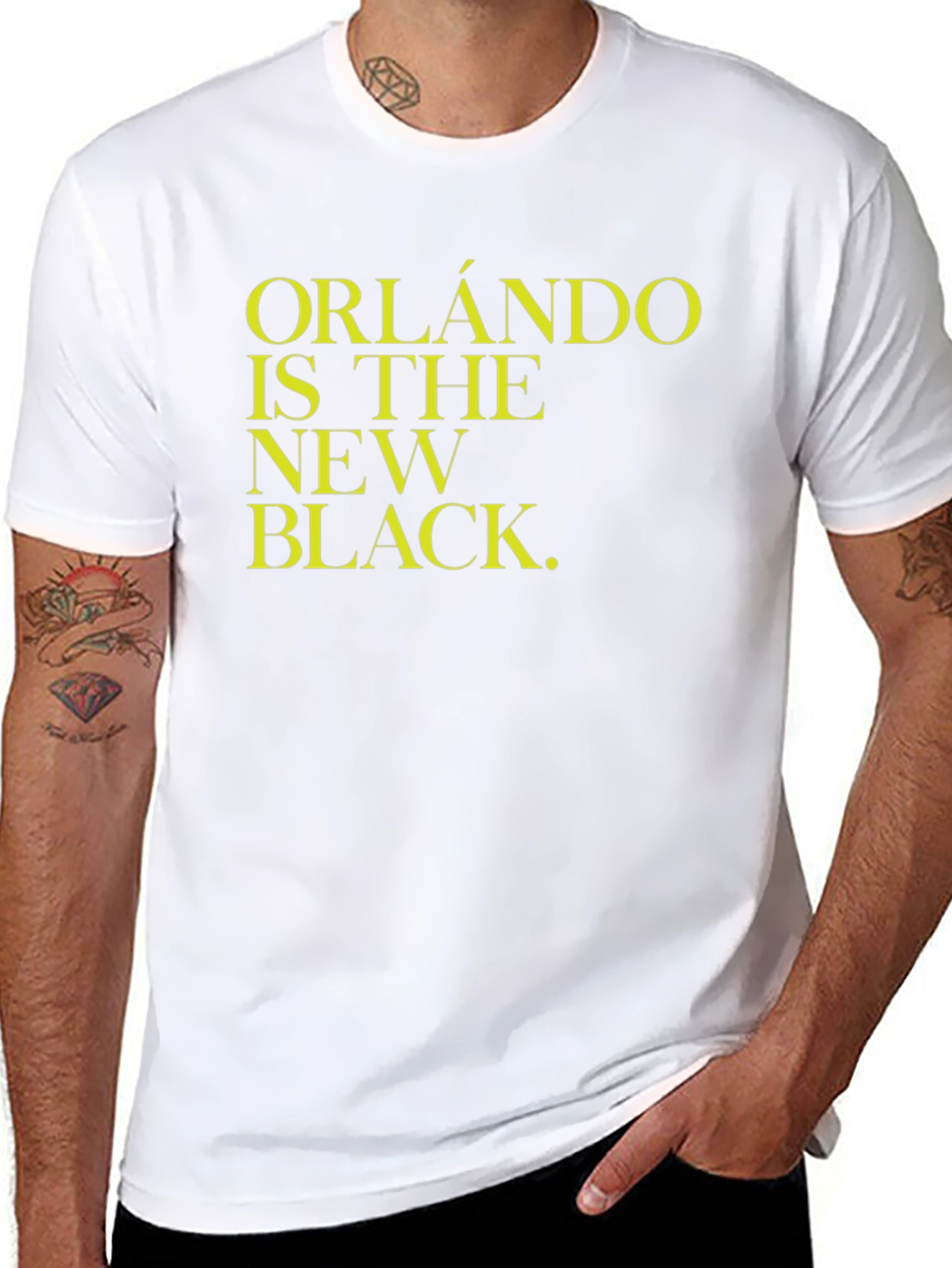 Black Orlando is The New Black Graphic T-Shirt view 8