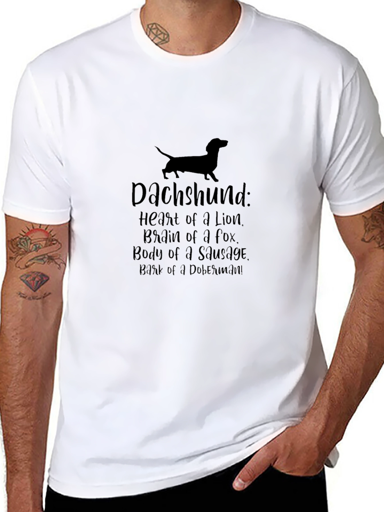 Dachshund Dog Lover Graphic Tee - 8