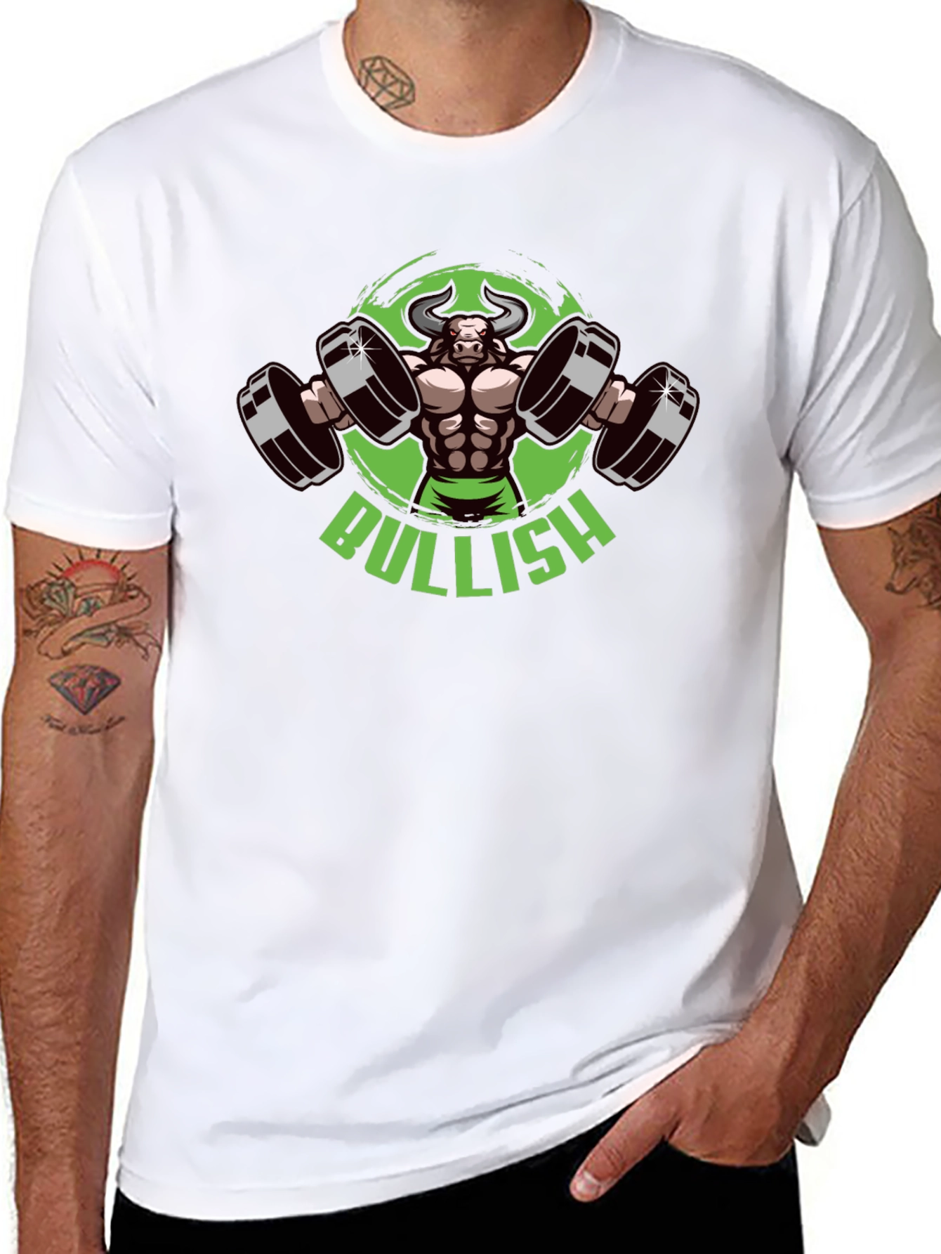 Black Bullish Gym Beast Black T-Shirt view 8
