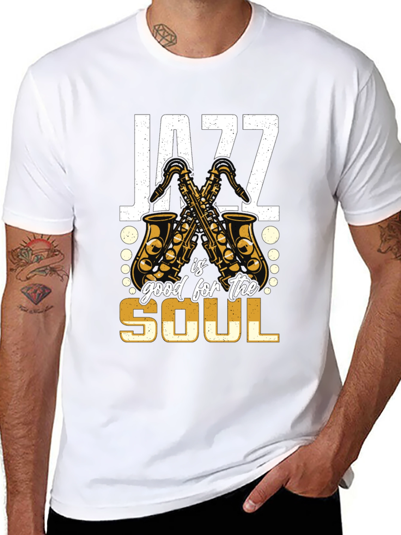 Black Jazz is Good for the Soul T-Shirt view 8