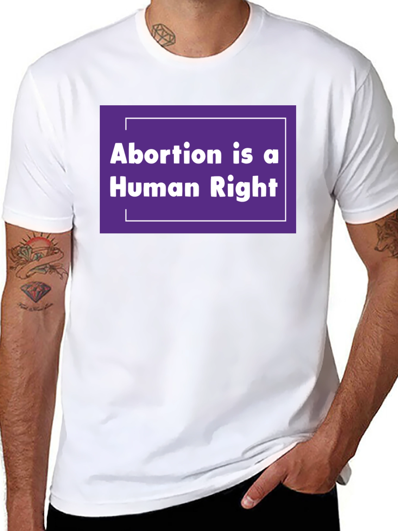 Black Abortion is a Human Right Graphic Tee view 8
