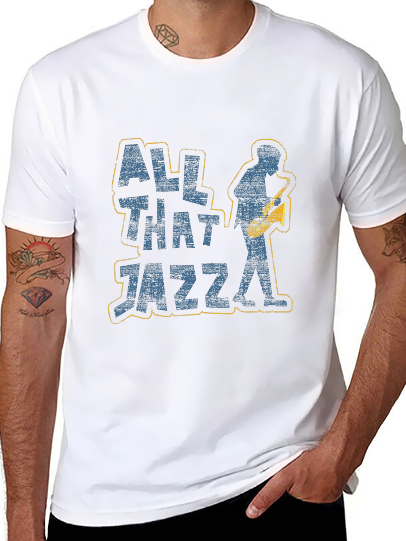 Black All That Jazz Graphic T-Shirt view 8