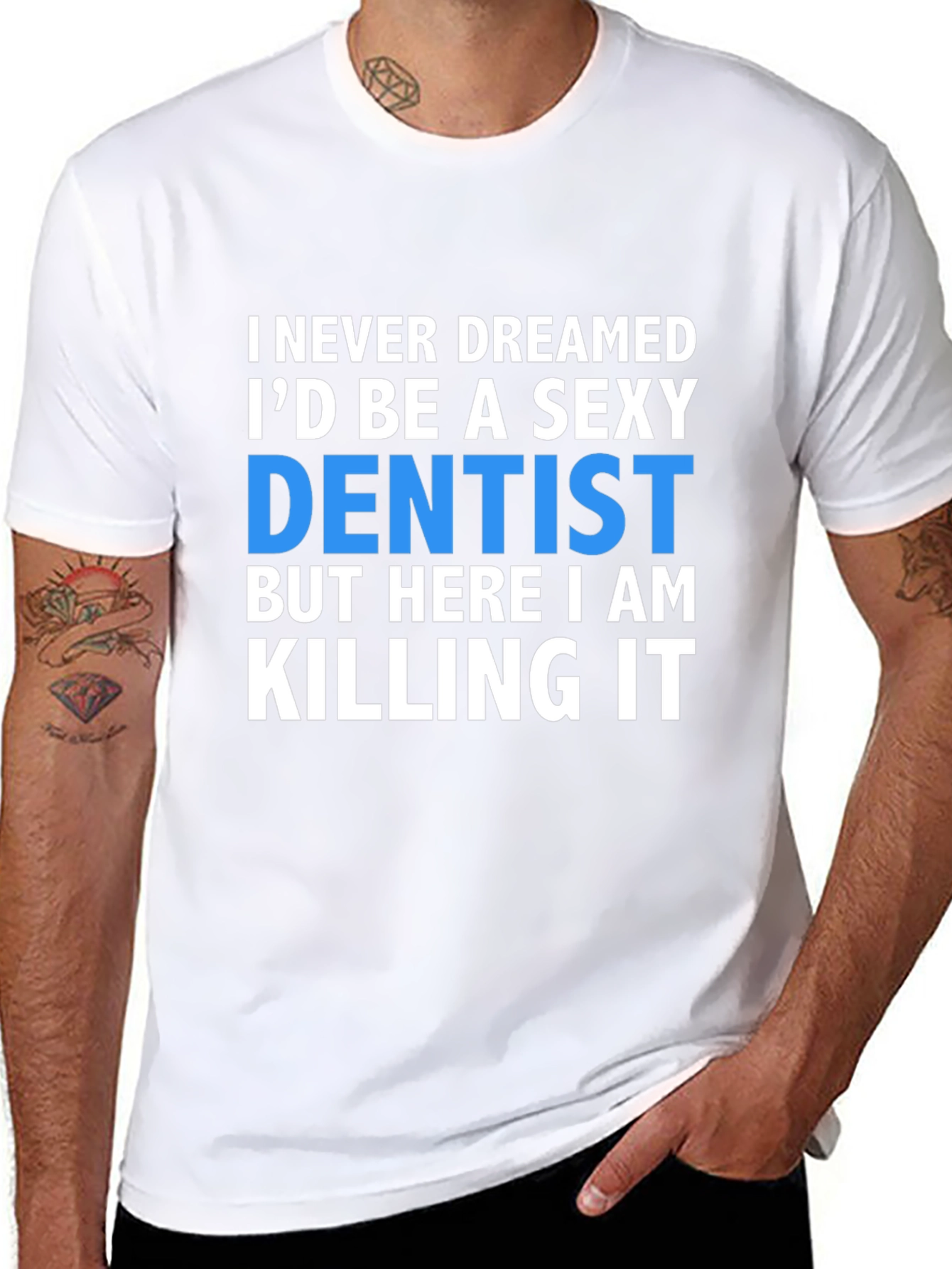 Black Sexy Dentist T-Shirt - Killing It! view 8