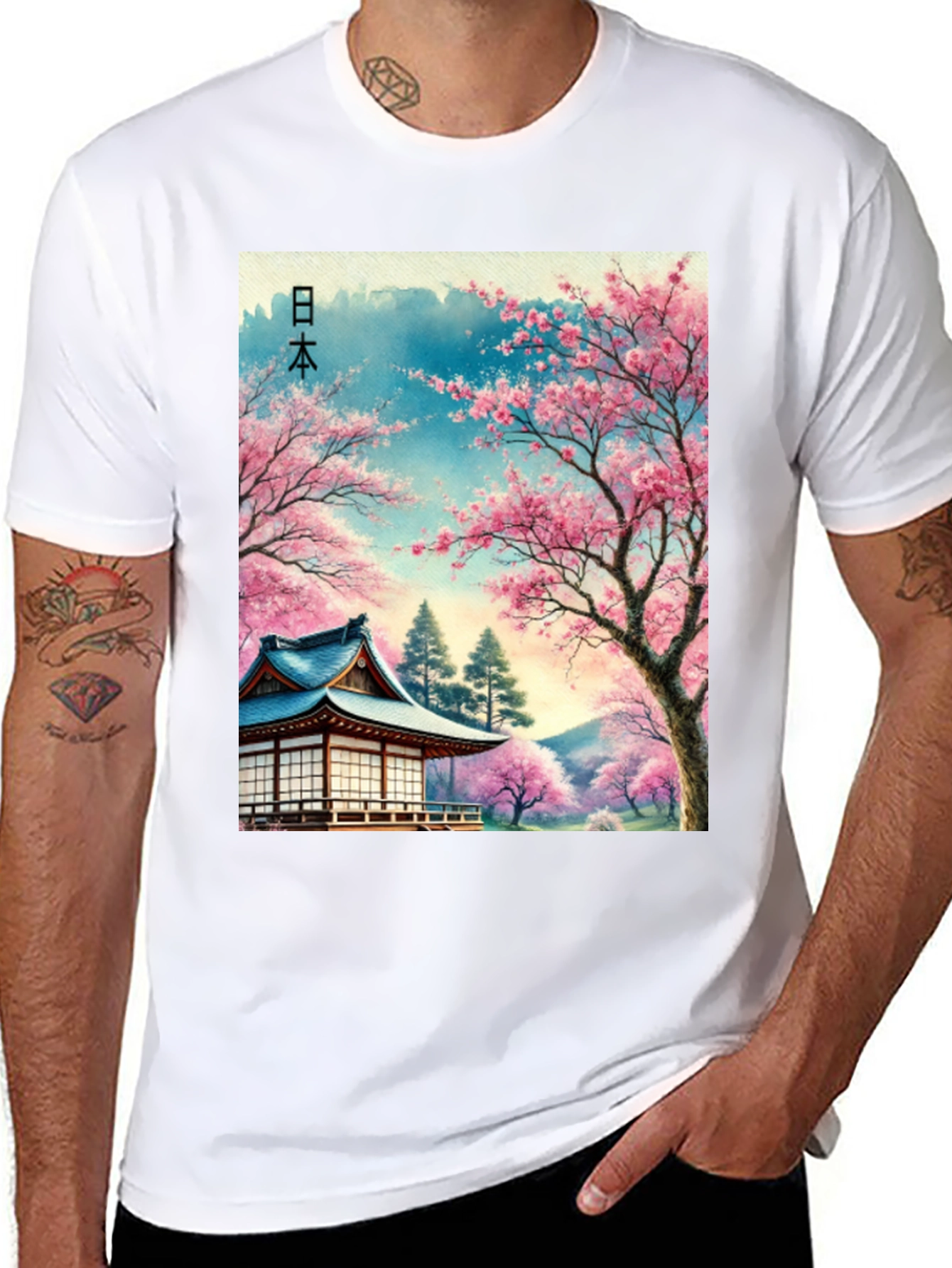 Cherry Blossom Japan T-Shirt - 8