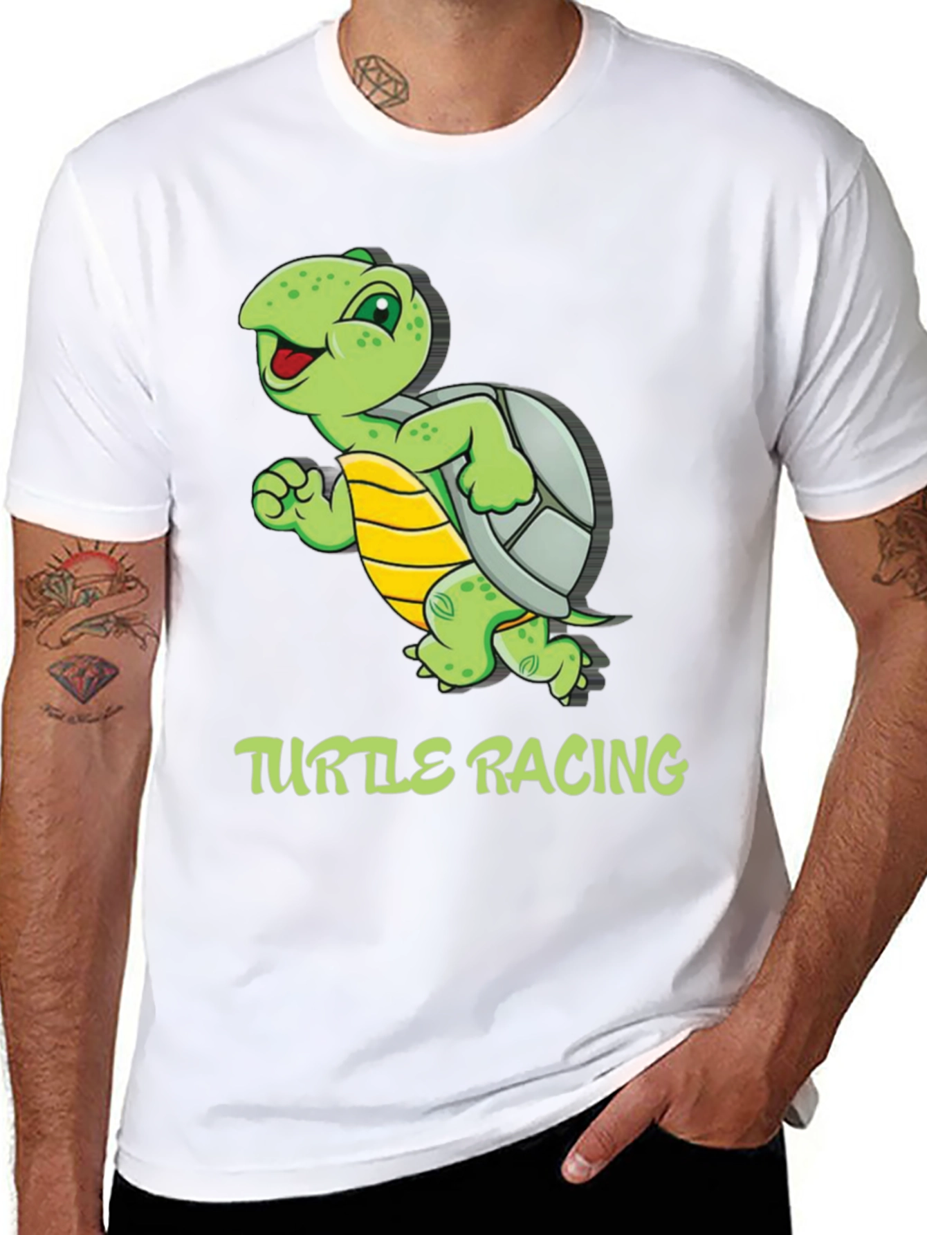 Black Turtle Racing Graphic T-Shirt view 8