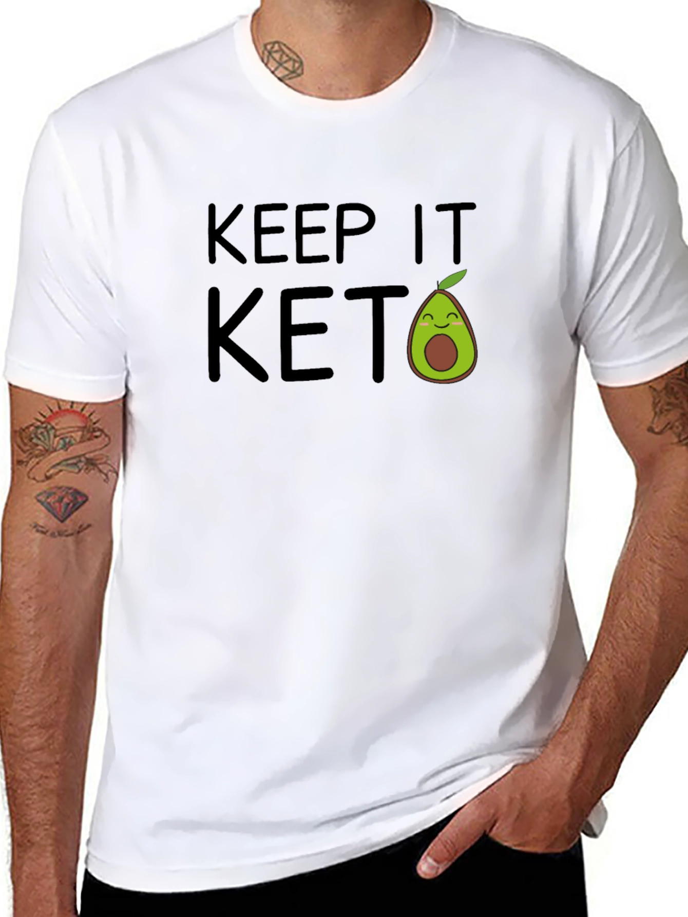 Keep It Keto Avocado T-Shirt - 8