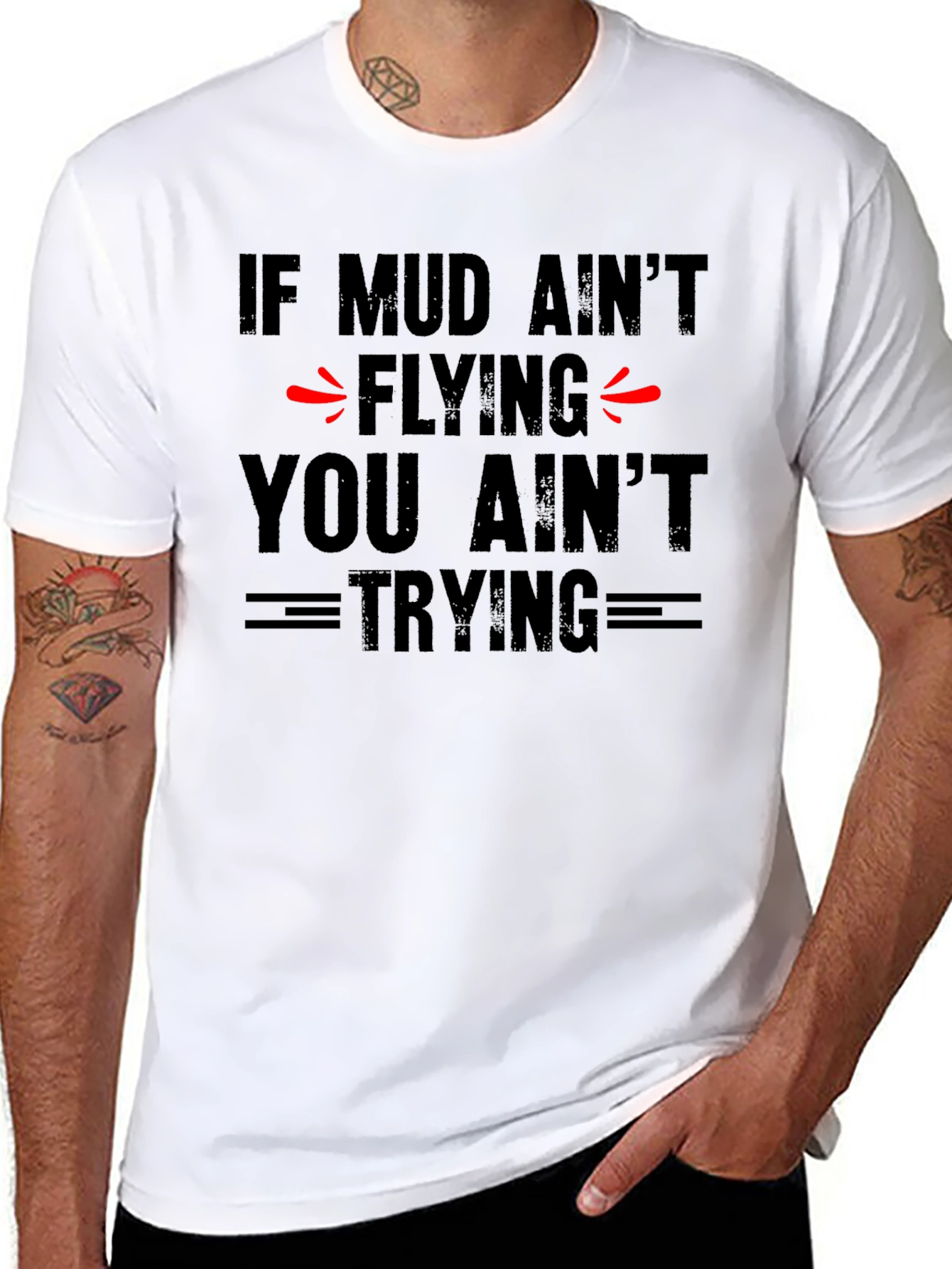 Black Mud Ain't Flying T-Shirt - Off-Road Adventure Tee view 8
