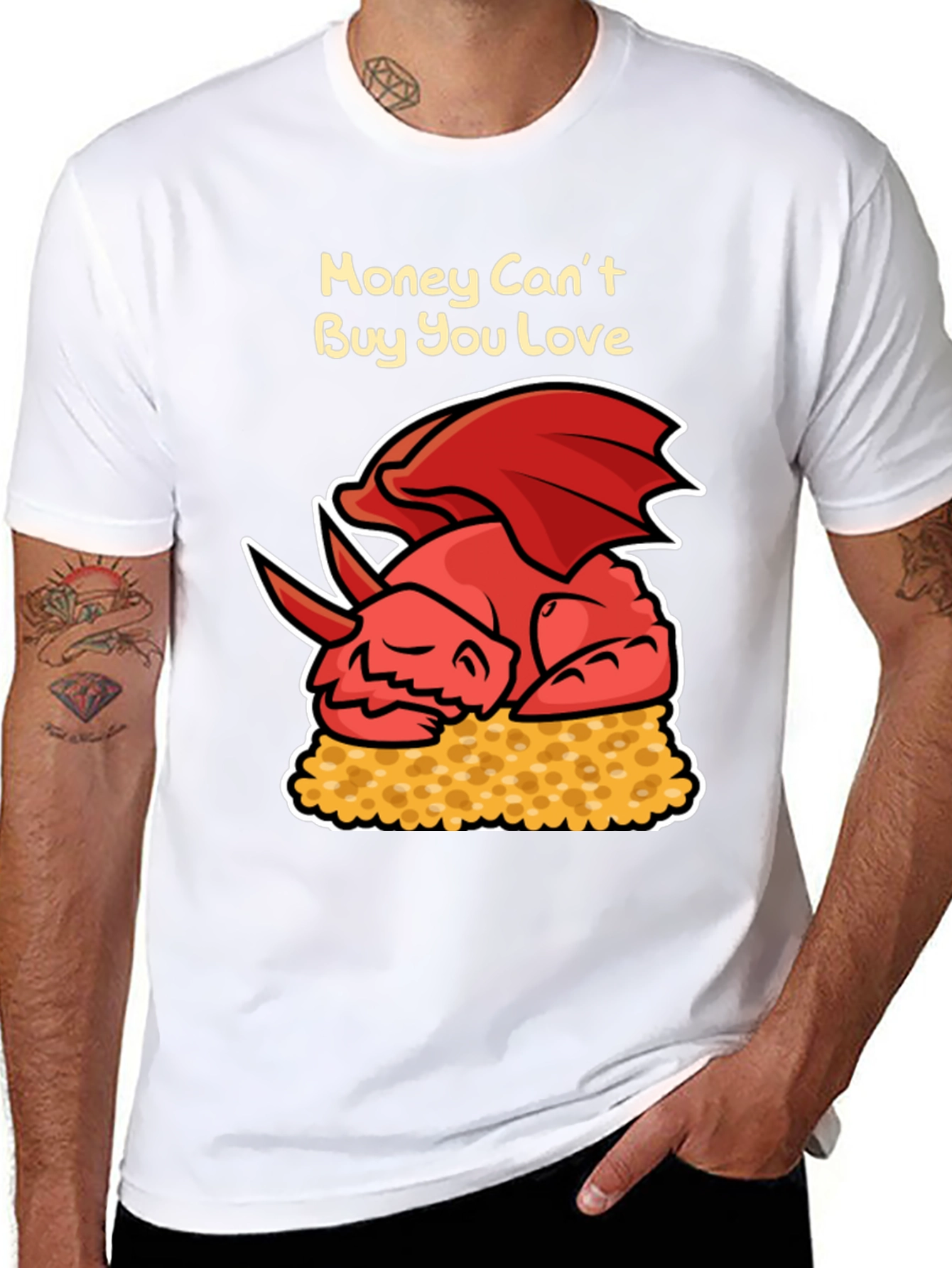Black Money Can't Buy You Love Dragon T-Shirt view 8