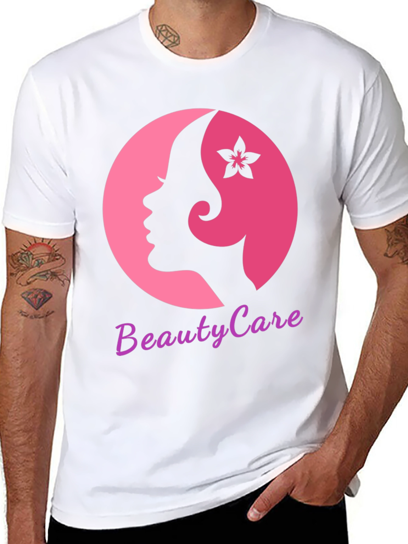Black Beauty Care T-Shirt - Stylish Women's Graphic Tee view 8