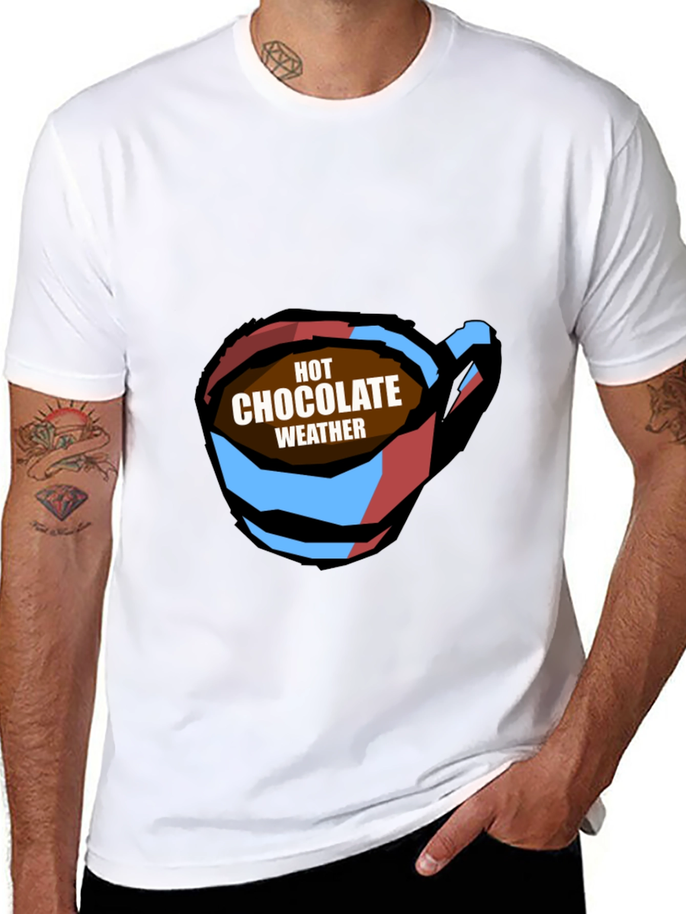 Hot Chocolate Weather Graphic Tee - 8