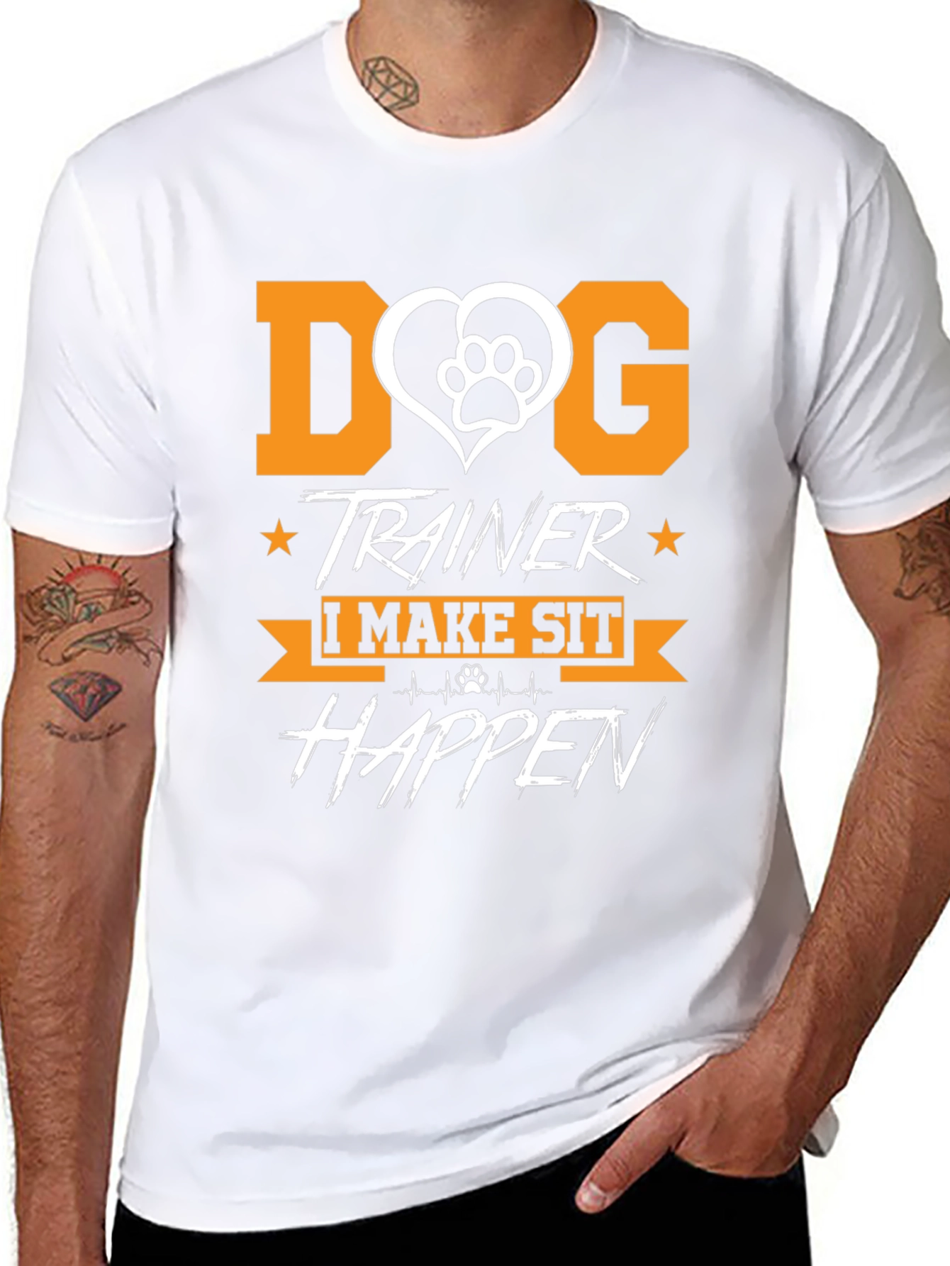 Dog Trainer T-Shirt - I Make Sit Happen - 8