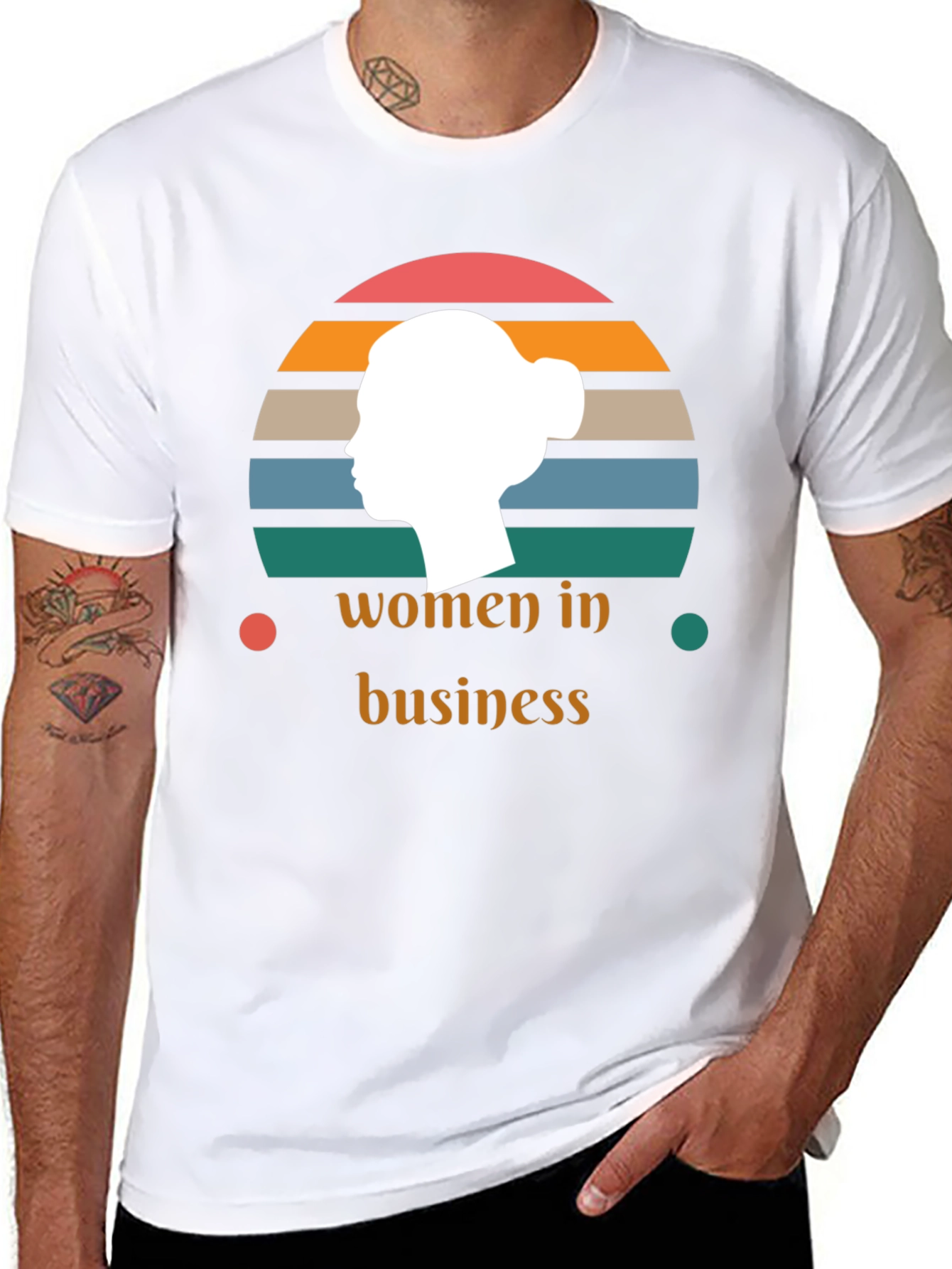 Women in Business Graphic Tee - Modern & Empowering - 8