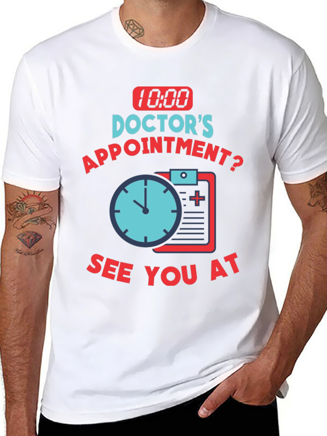 Black Doctor Appointment T-Shirt view 8
