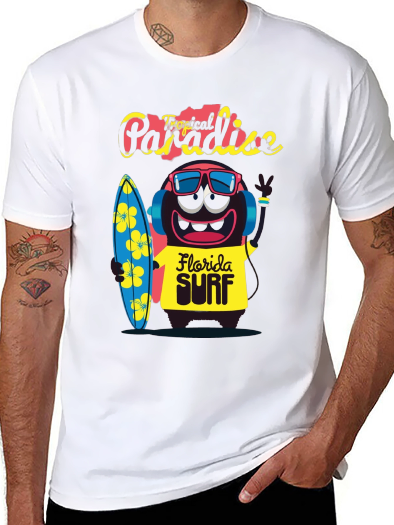 Tropical Paradise Surf T-Shirt - 8
