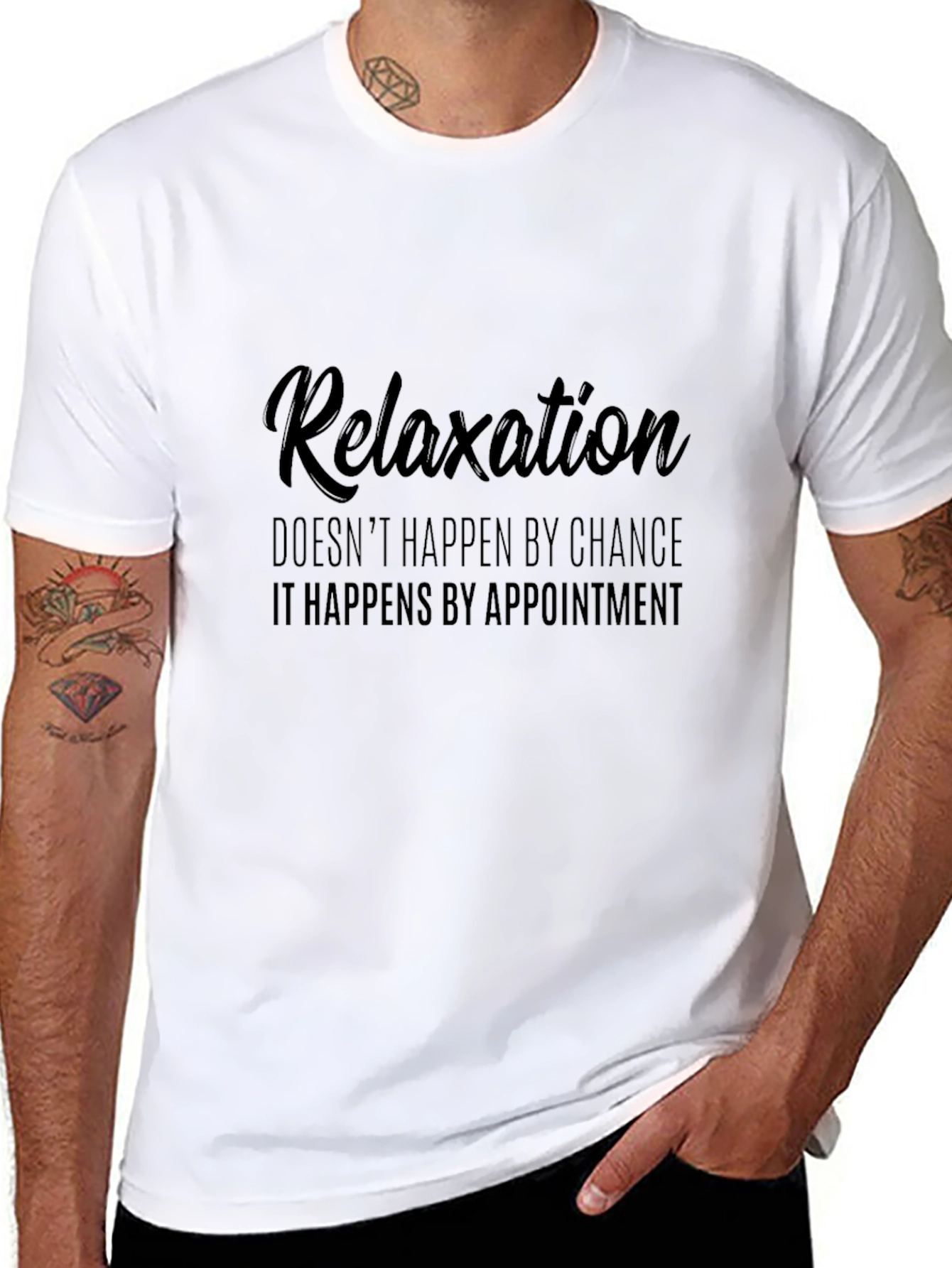 Black Relaxation Appointment T-Shirt view 8