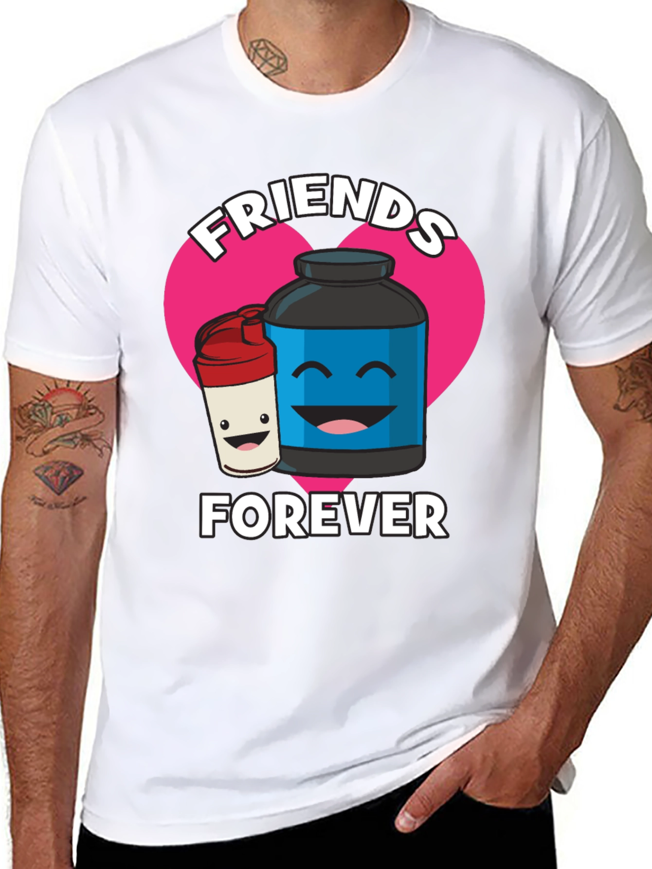 Black Friends Forever Graphic T-Shirt view 8
