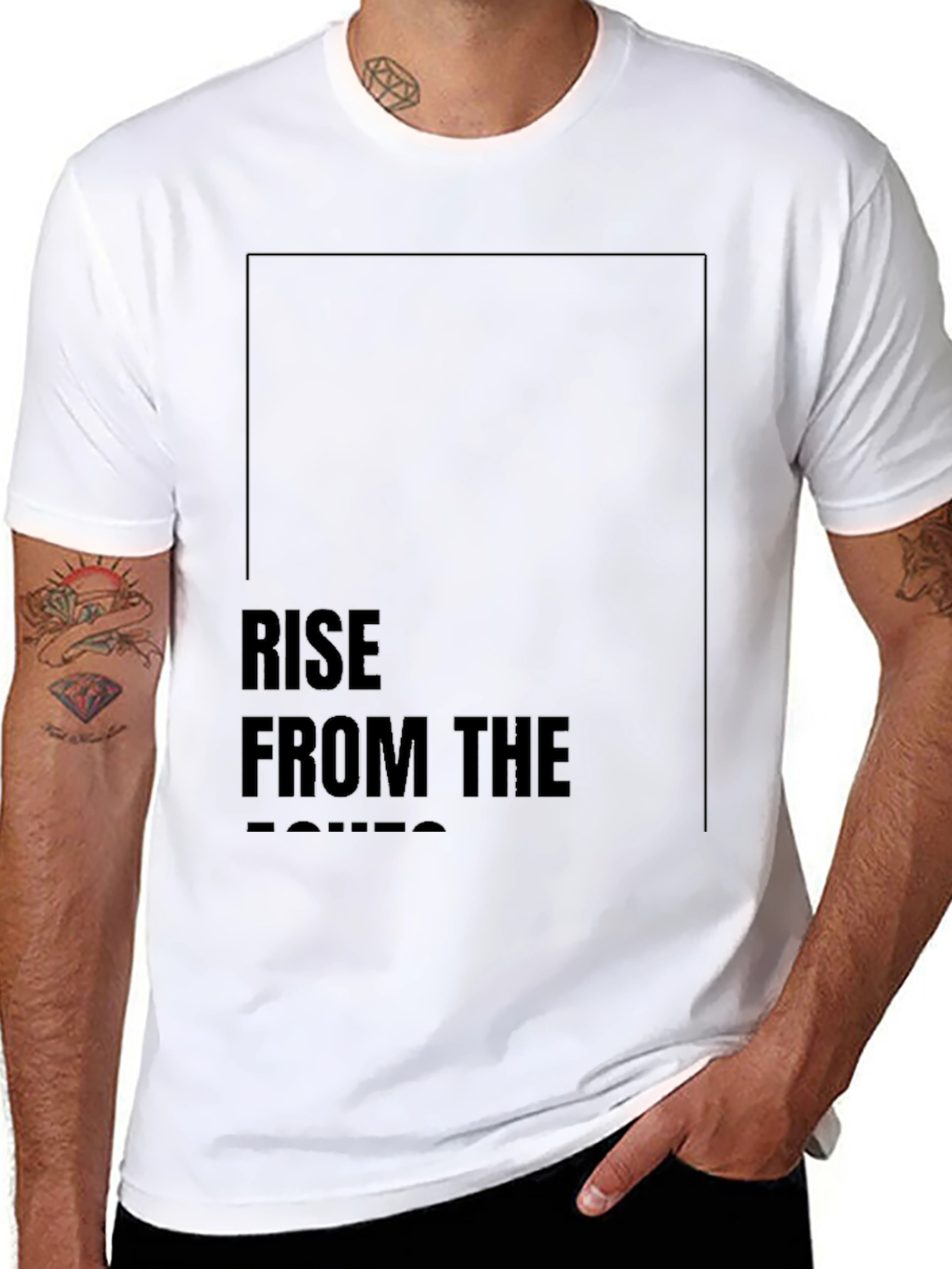 Black Rise From The Ashes Black T-Shirt view 8