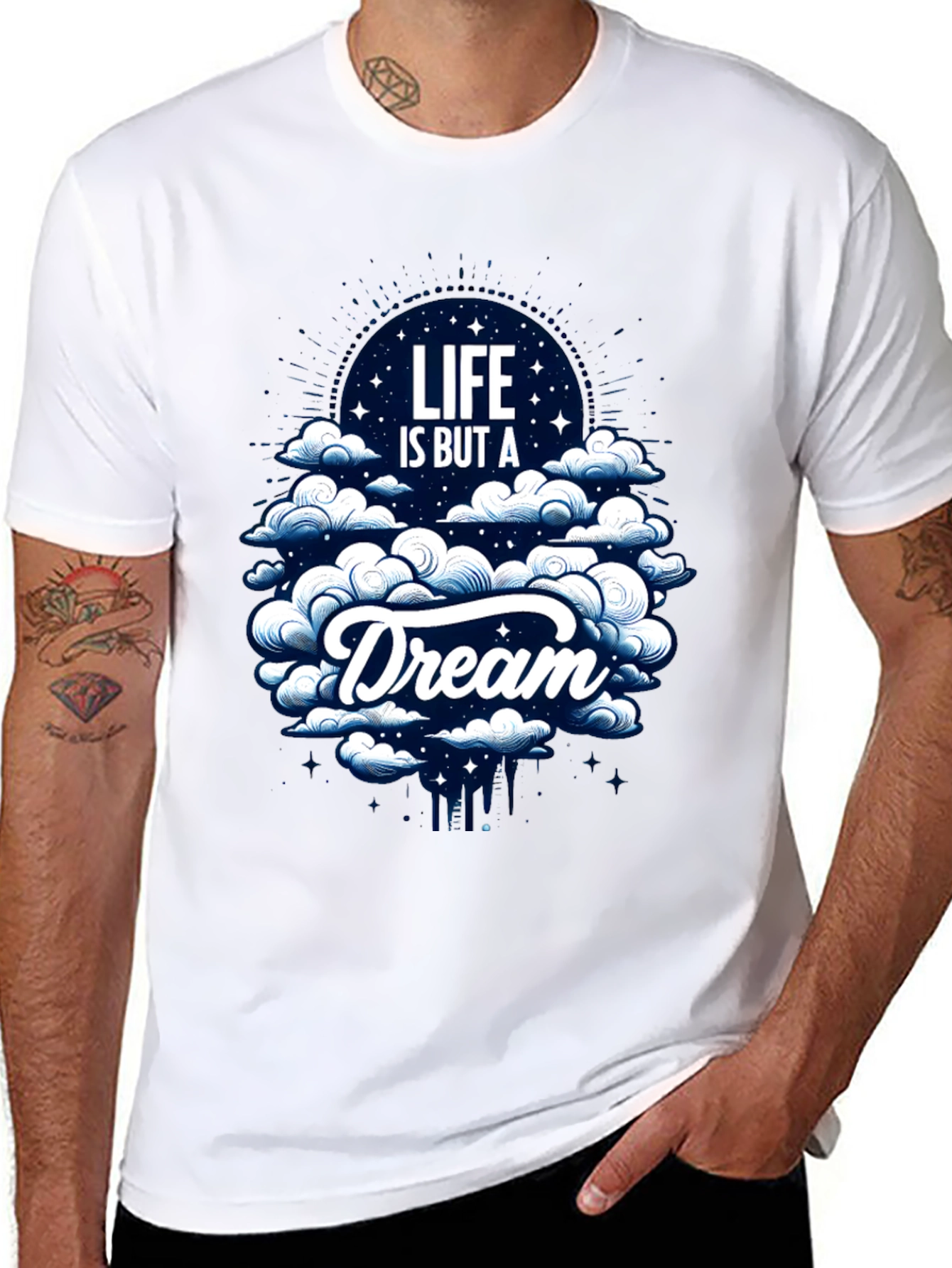 Black Life is But A Dream Graphic Tee view 8