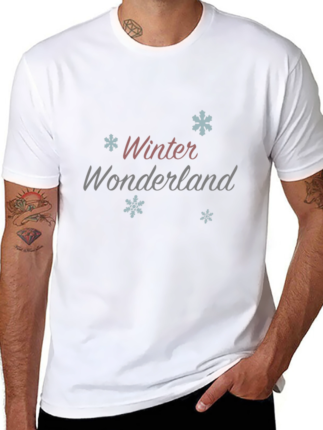 Winter Wonderland Graphic Tee - Black - 8