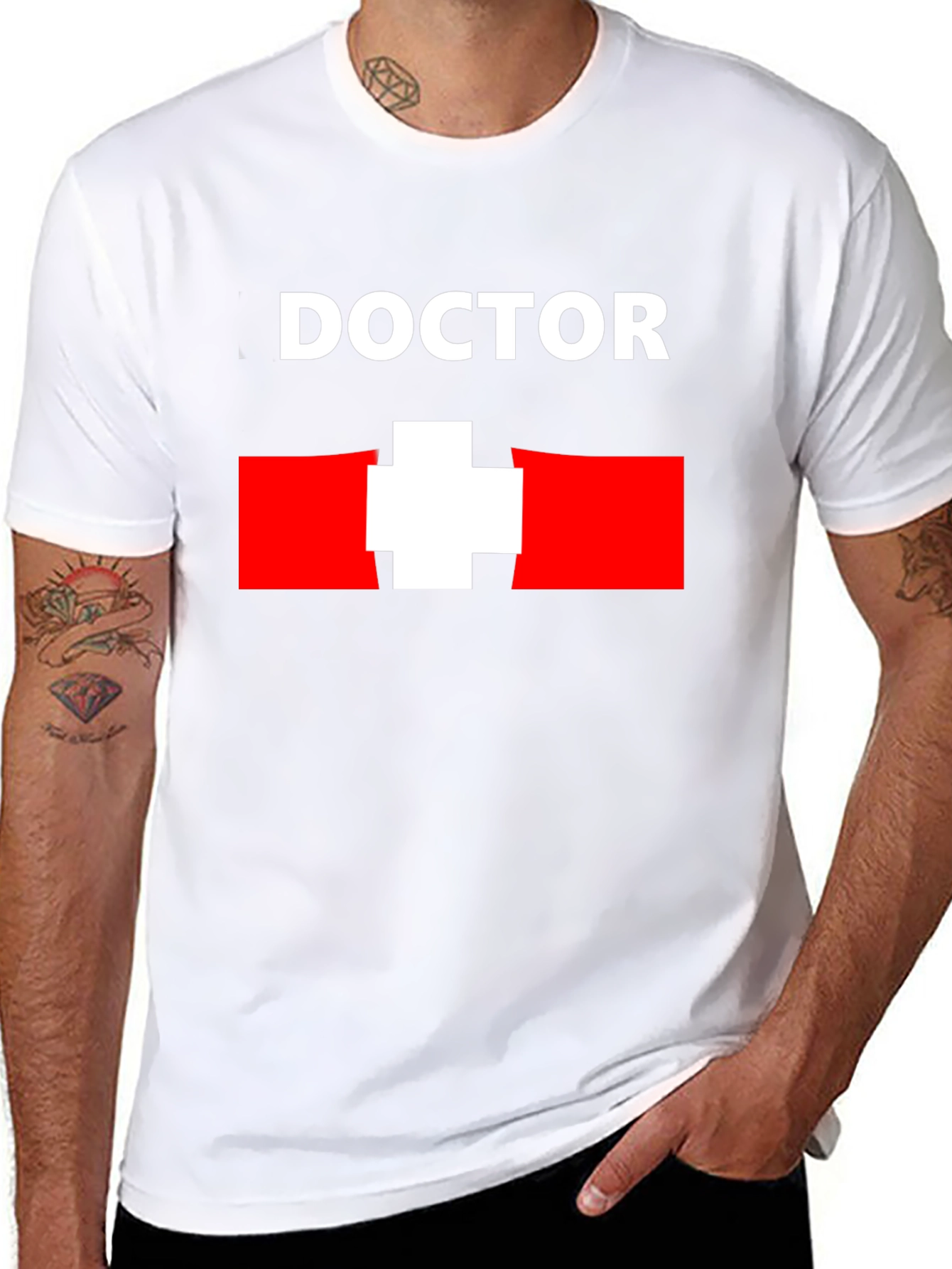 Black Doctor T-Shirt - Medical Professional Tee view 8