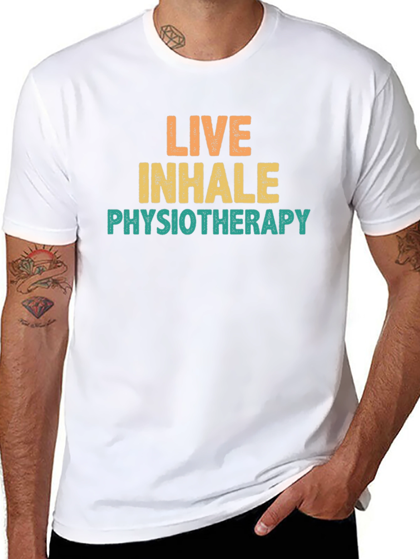 Live Inhale Physiotherapy T-Shirt - 8