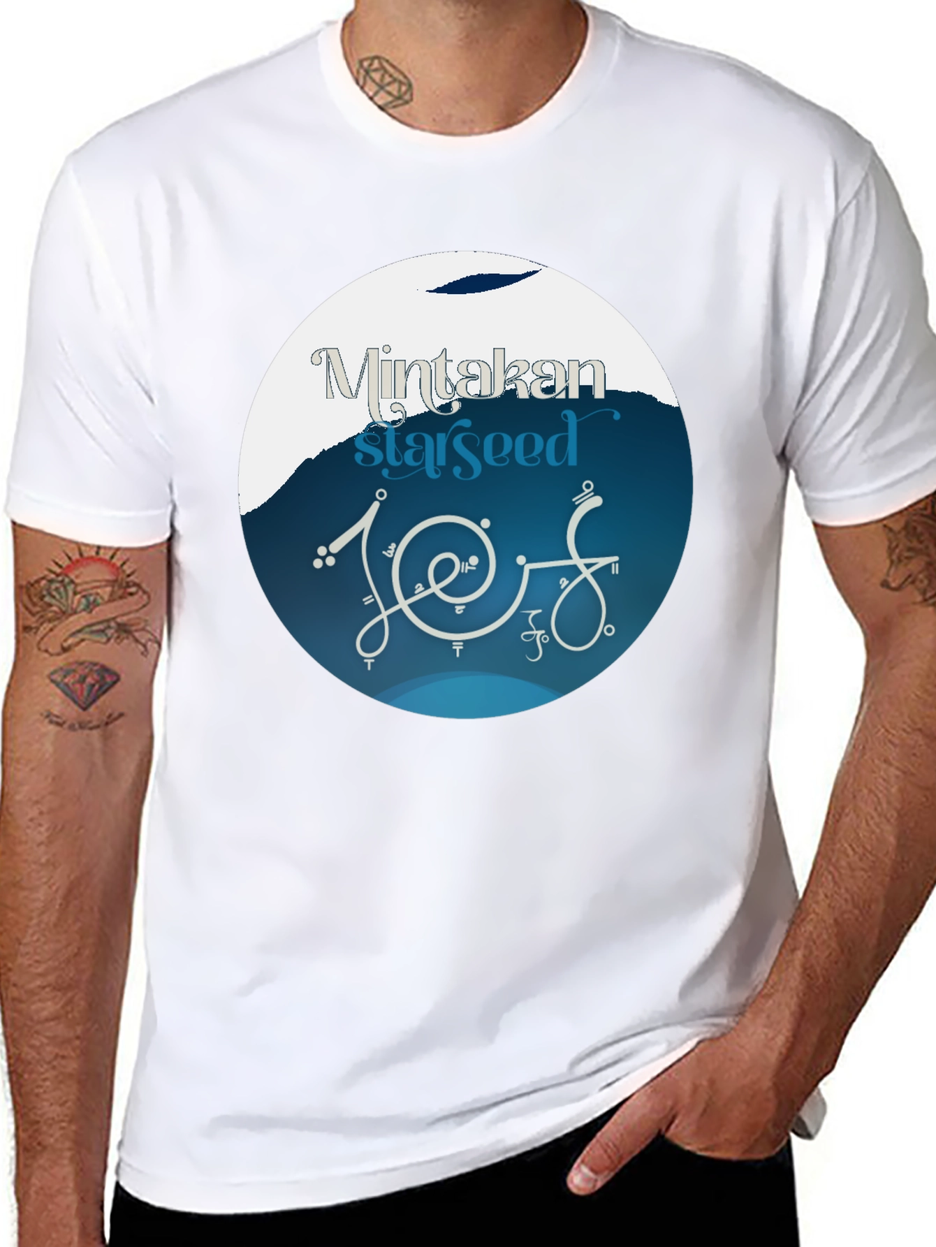 Black Mintakan Starseed Graphic Tee view 8