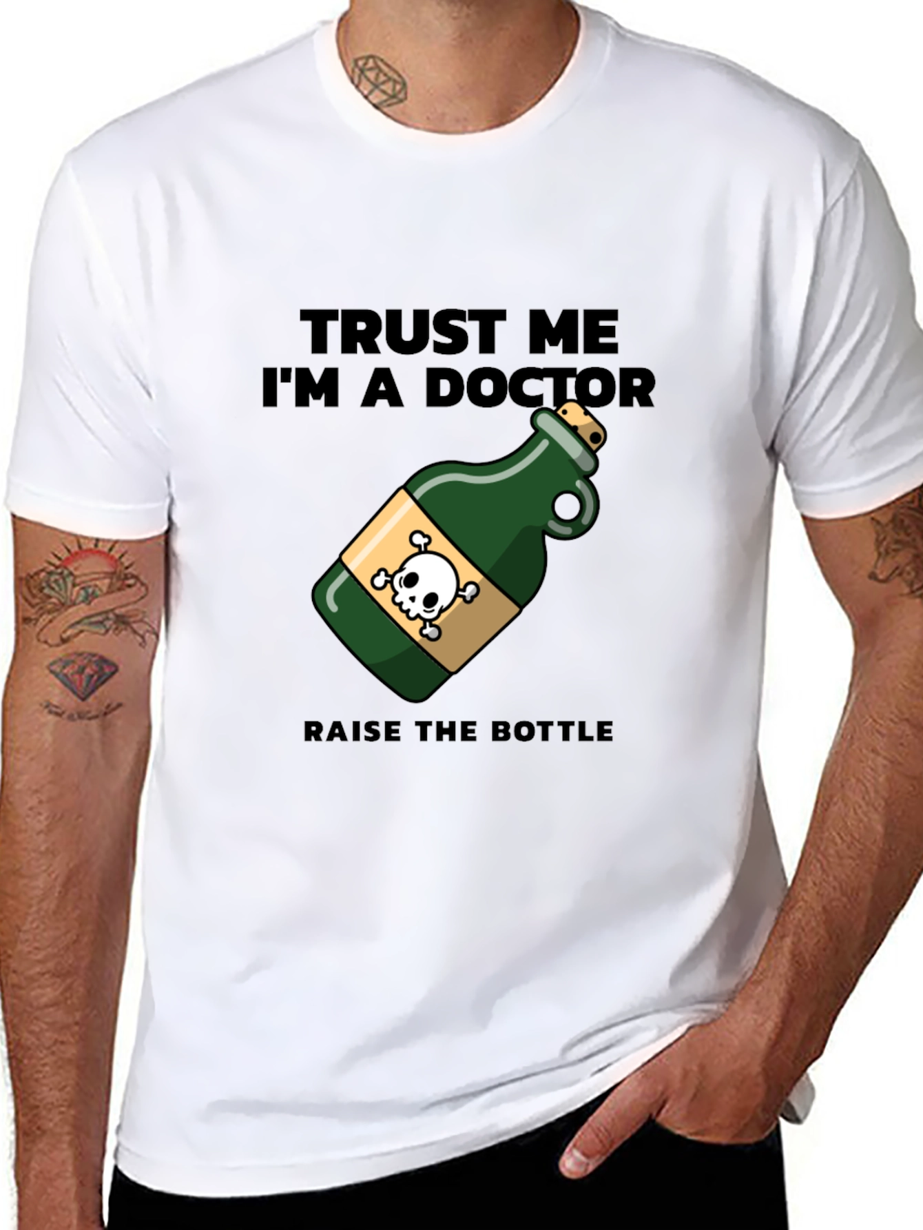 Trust Me I'm A Doctor Poison Bottle T-Shirt - 8