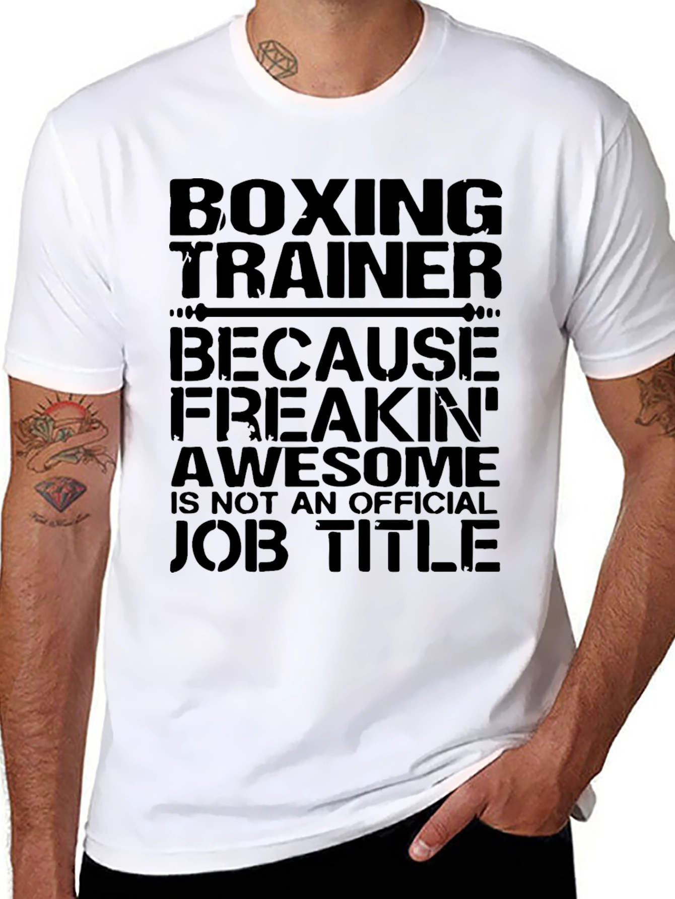 Boxing Trainer Funny Job Title T-Shirt - 8