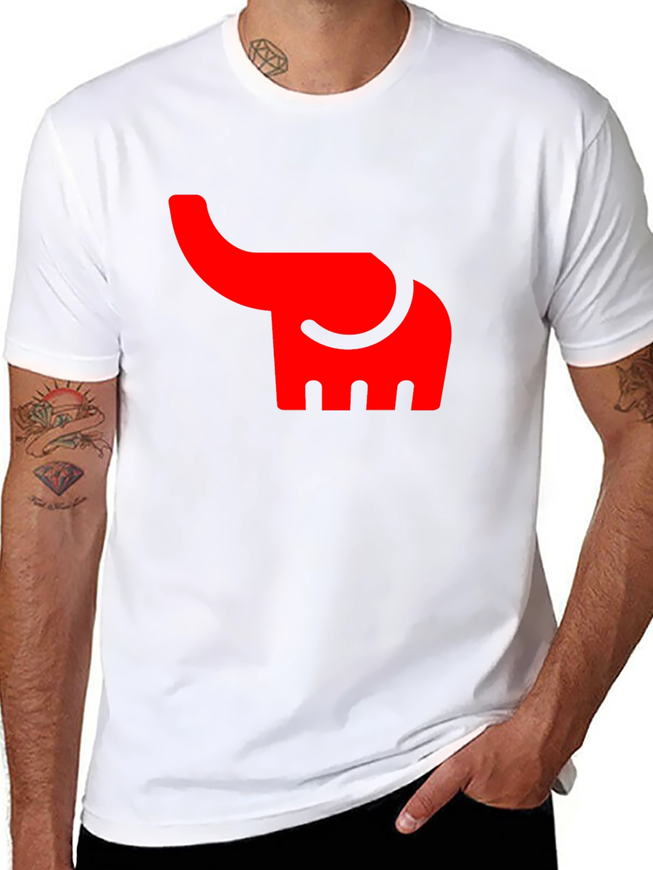 Black Elephant Graphic Tee - Modern Menswear view 8