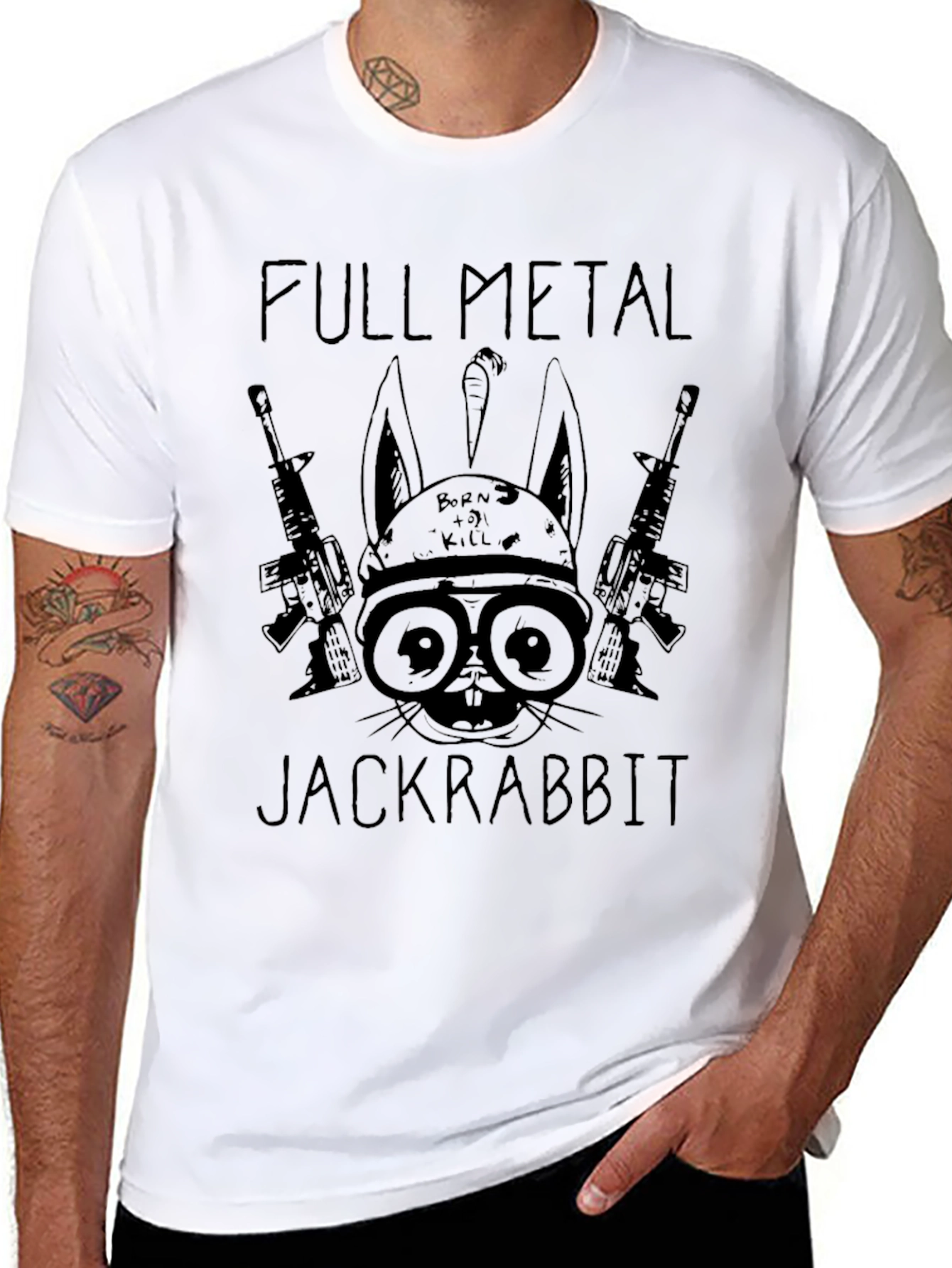 Full Metal Jackrabbit Graphic Tee - 8