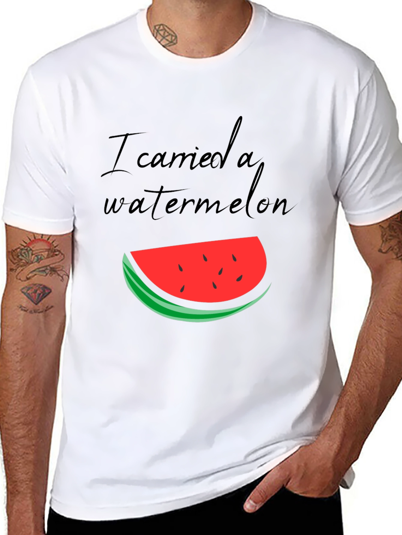 I Carried a Watermelon Graphic Tee - 8