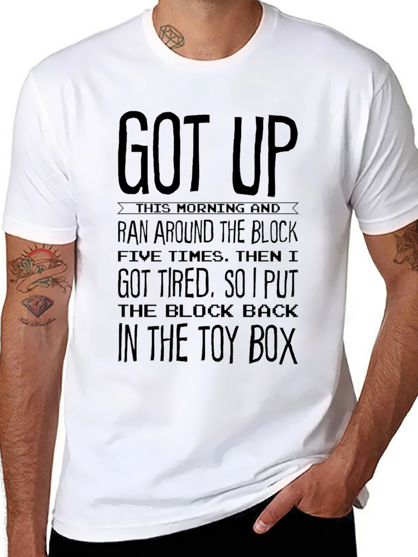 Black Got Up Graphic T-Shirt view 8