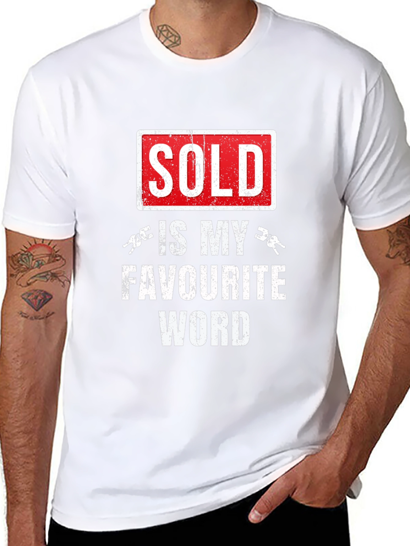 Black Sold Is My Favorite Word T-Shirt view 8