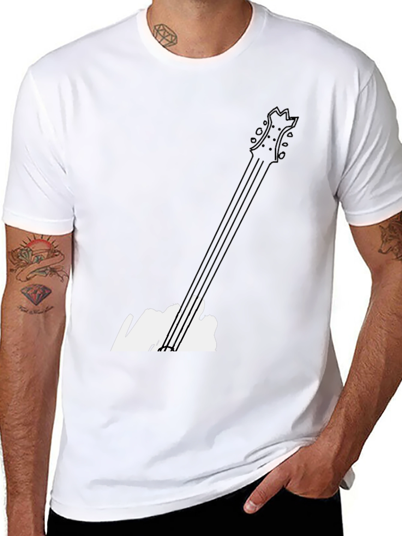 Guitar Graphic Tee - Rock On! - 8