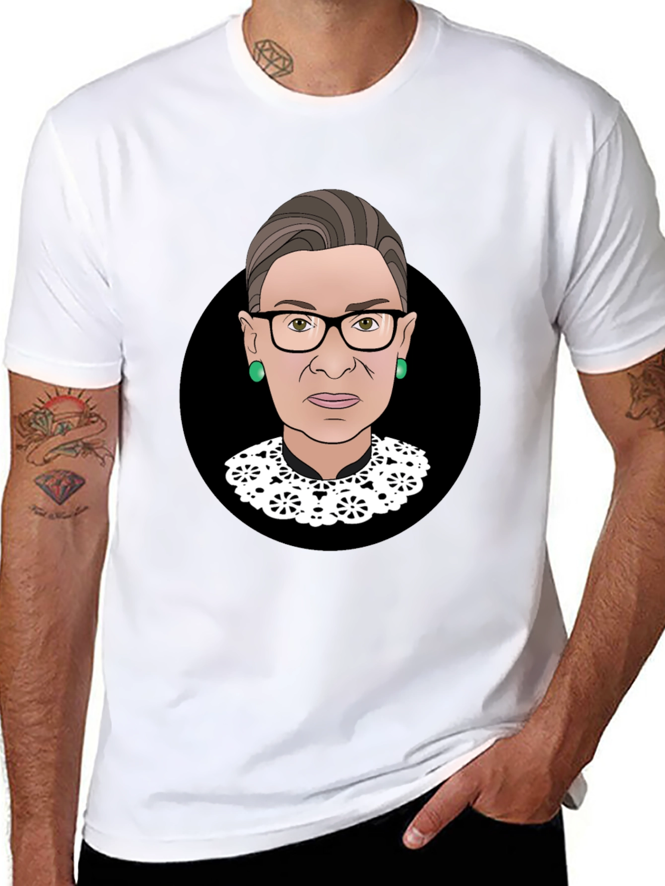 RBG Graphic Tee - Black T-Shirt - 8