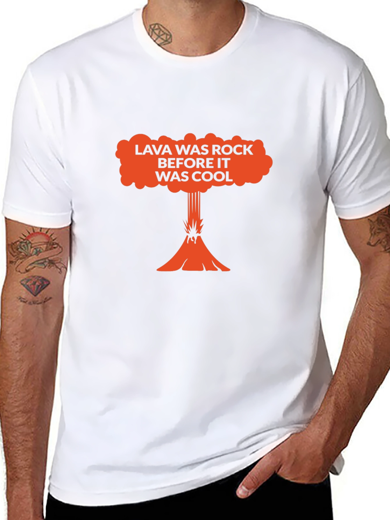 Lava Was Rock Cool T-Shirt - Volcanic Tee - 8