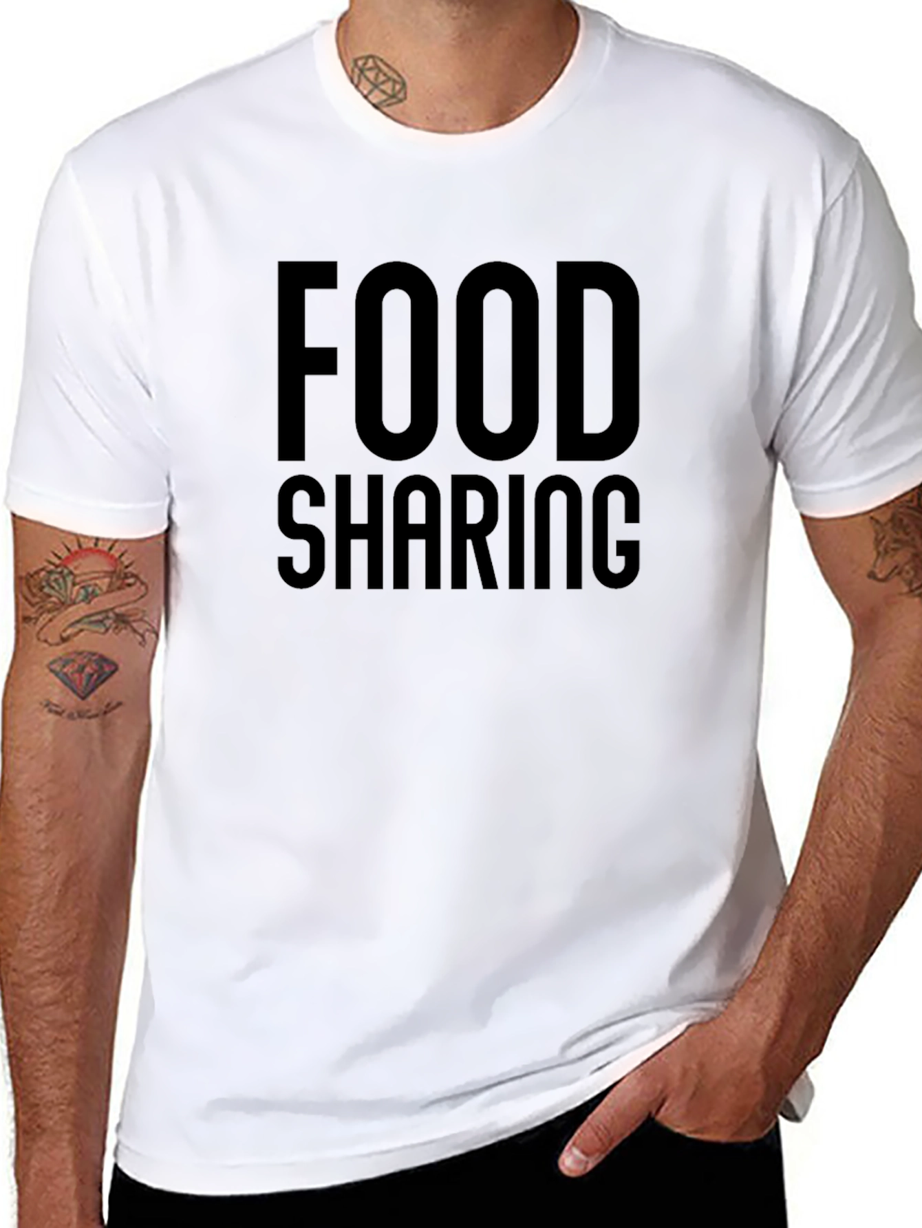 Food Sharing T-Shirt - Spread the Word! - 8