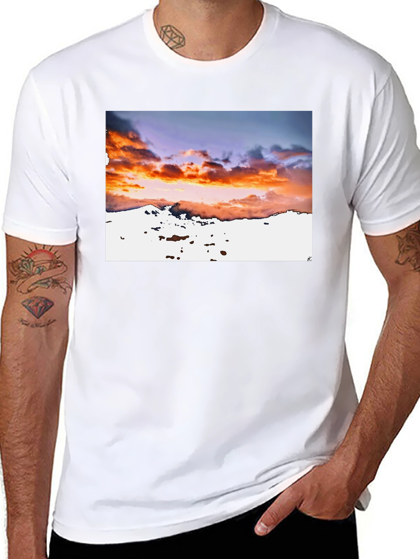 Sunset Cloud T-Shirt - 8